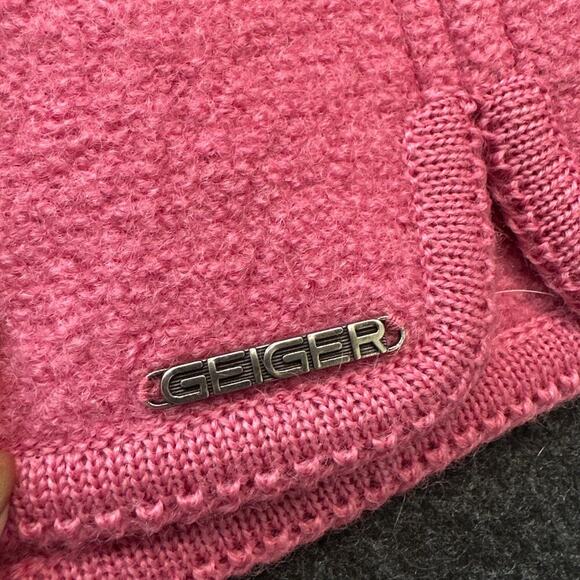 Geiger Vintage 80's/90's Women's Pink Boiled Wool Jacket, Size EU 36,US 4-6, EUC - Picture 9 of 9